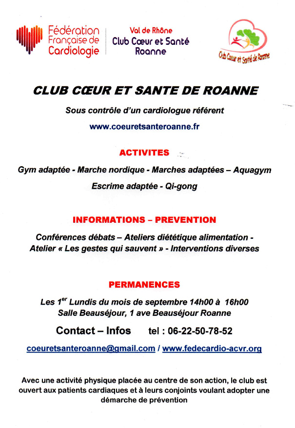 affiche club coeur